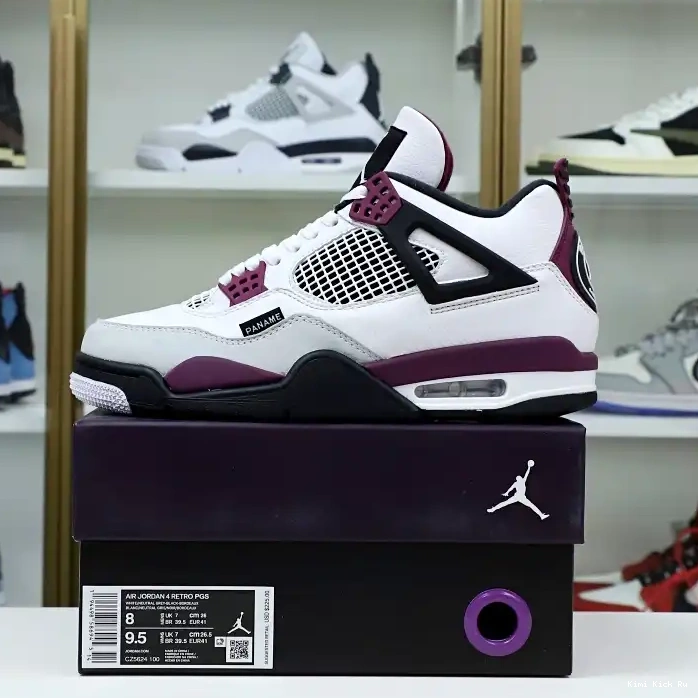 4 RETRO X PARIS JORDAN AIR Kimikick SAINT-GERMAIN JORDAN 'BORDEAUX' AIR 0807